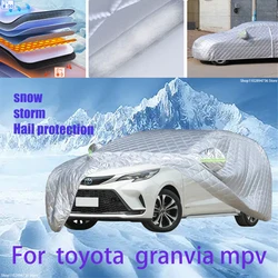 For toyota granvia mpv Outdoor Cotton Thickened Awning For Car Anti Hail Protection Snow Covers Sunshade Waterproof Dustproof