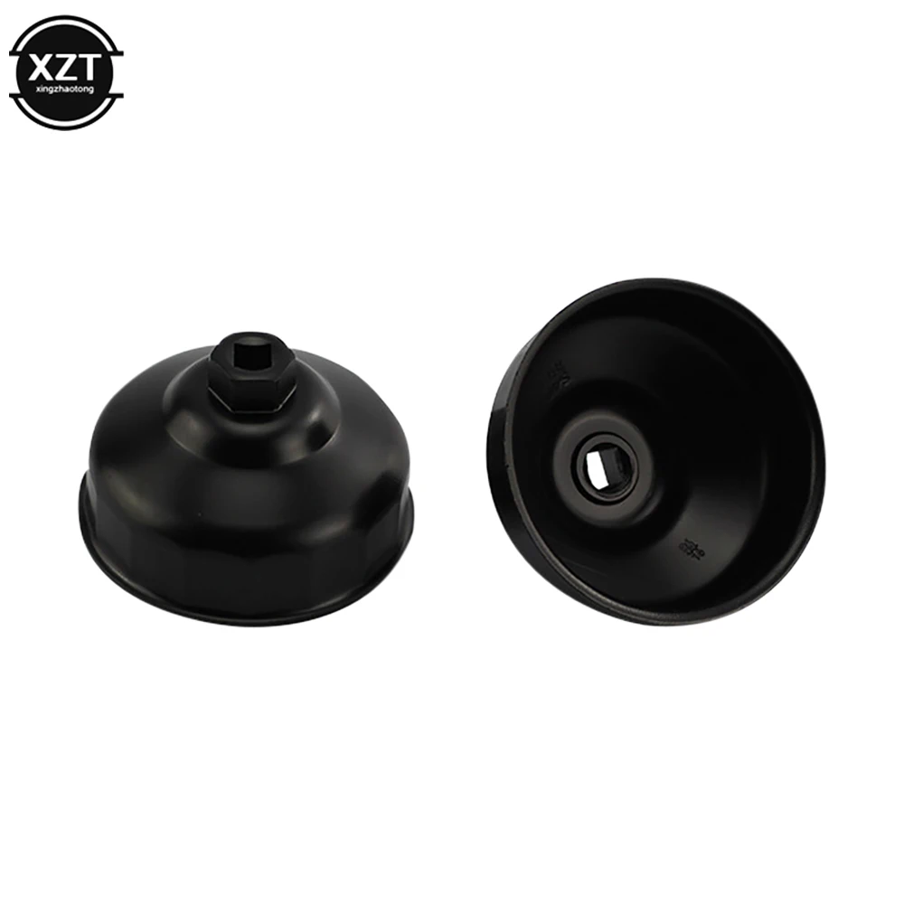 For BMW Volvo 1pc Black Steel 86mm 16 Flute Motorcycle Oil Filter Wrench Cap Housing Tool Socket Removal images - 6