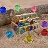 10pcs Pool Diving Gems Toys Treasure Pirate Pool Chests Divingdiamond Swimming Kids Jewels Dive Diamonds Favors Party Set 1