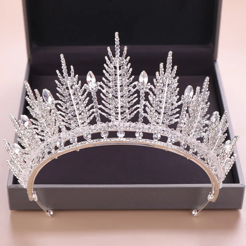 Diadema Capelli Diademi Di Cristallo Di Colore Argento E Corone Per La Diadema Capelli Diademi Di Cristallo Di Colore Argento E Corone Per La