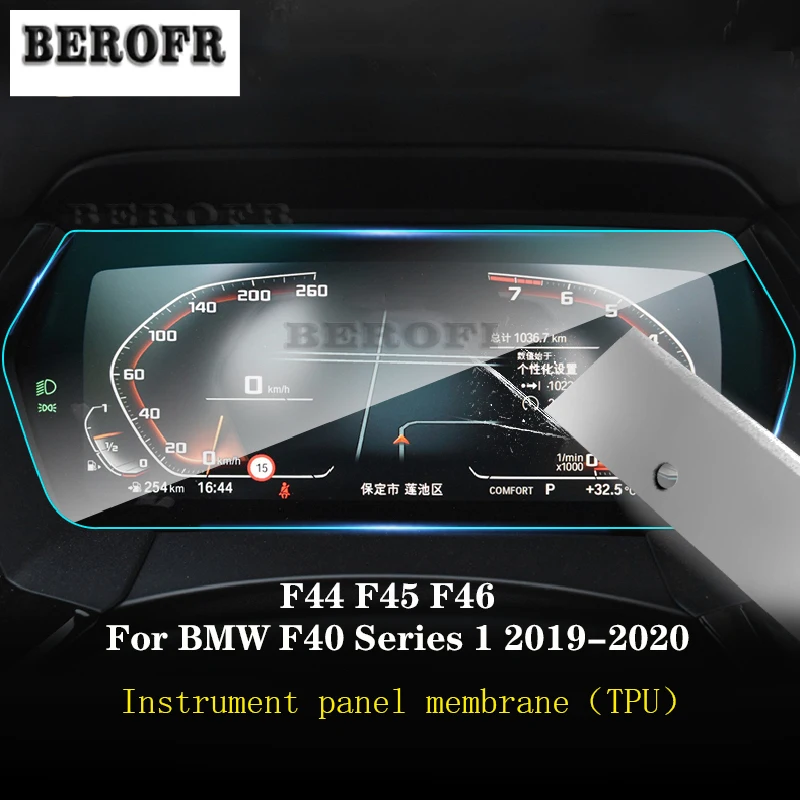 Automotive Interior Instrument Panel Membrana Schermo Lcd Tpu Pellicola Protettiva Anti-Scra Per Bmw Muslimate Series 1 2 2019-2021