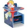 Space Adventures Chair Desk Storage Bin Toddler Furniture Classroom Playroom Homework Storage Cup Holder Preschool Kids 4