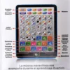 Spanish English Language Learning Machine Children Multi-function Laptop Computer Alphabet Pronunciation Early Educational Toys 1