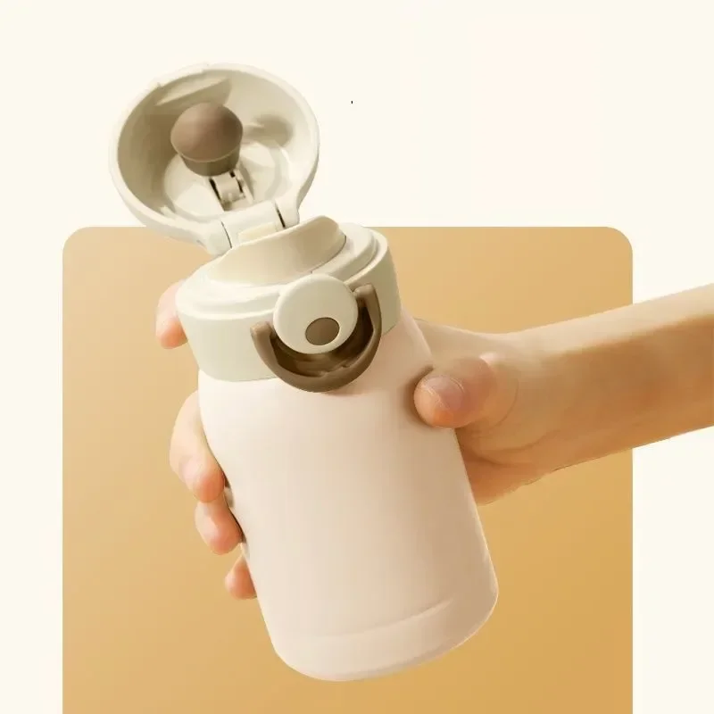 350ml 304 Stainless Steel Mini Thermos Cup Portable Coffee Mug Vacuum Flask Insulated Hot Water Bottle Kids Gift