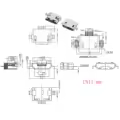 10PCS Micro-45