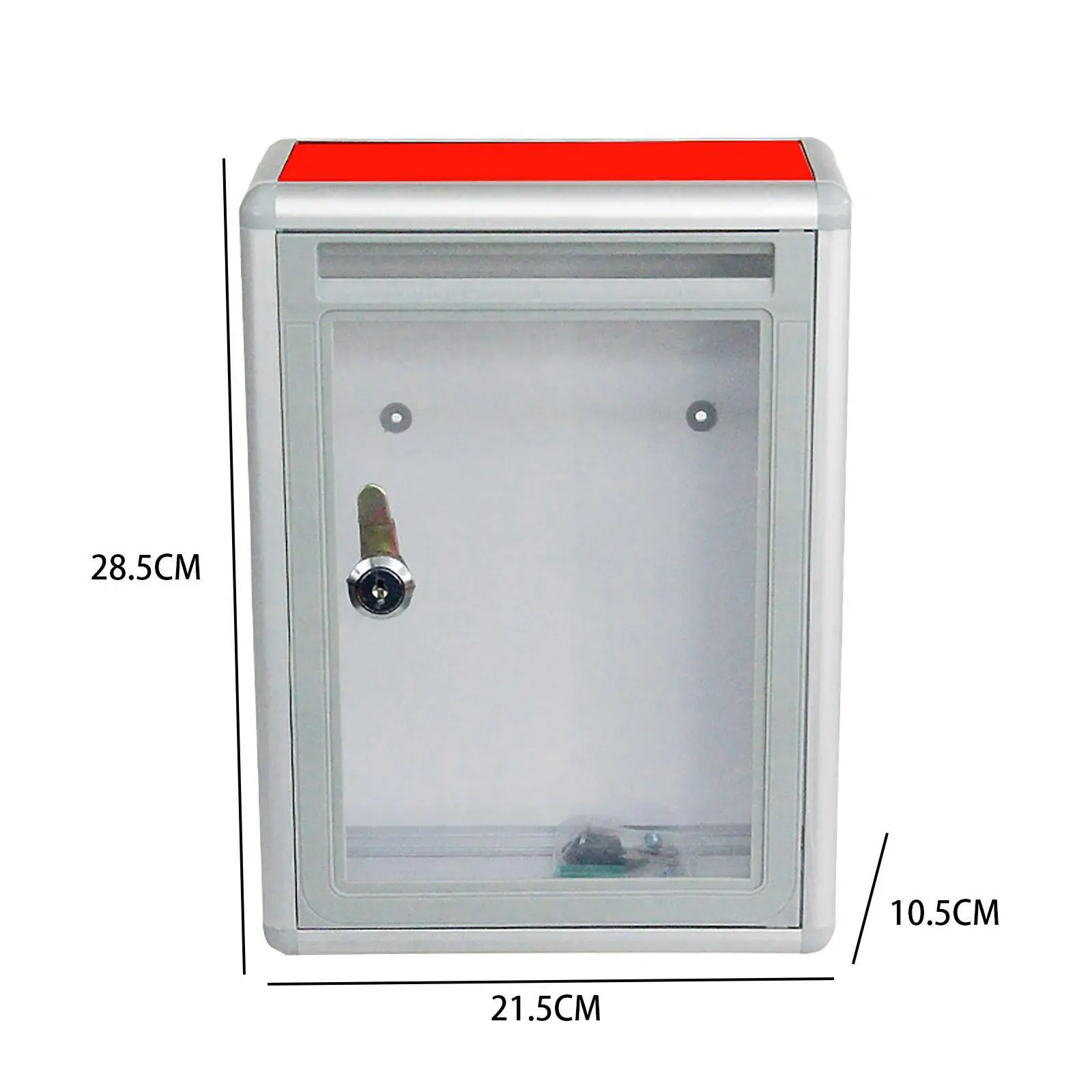 Suggestion Box Ballot Comment Box Tip Money Metal Donation Storage Container for Voting Bar Suggestions Fundraising