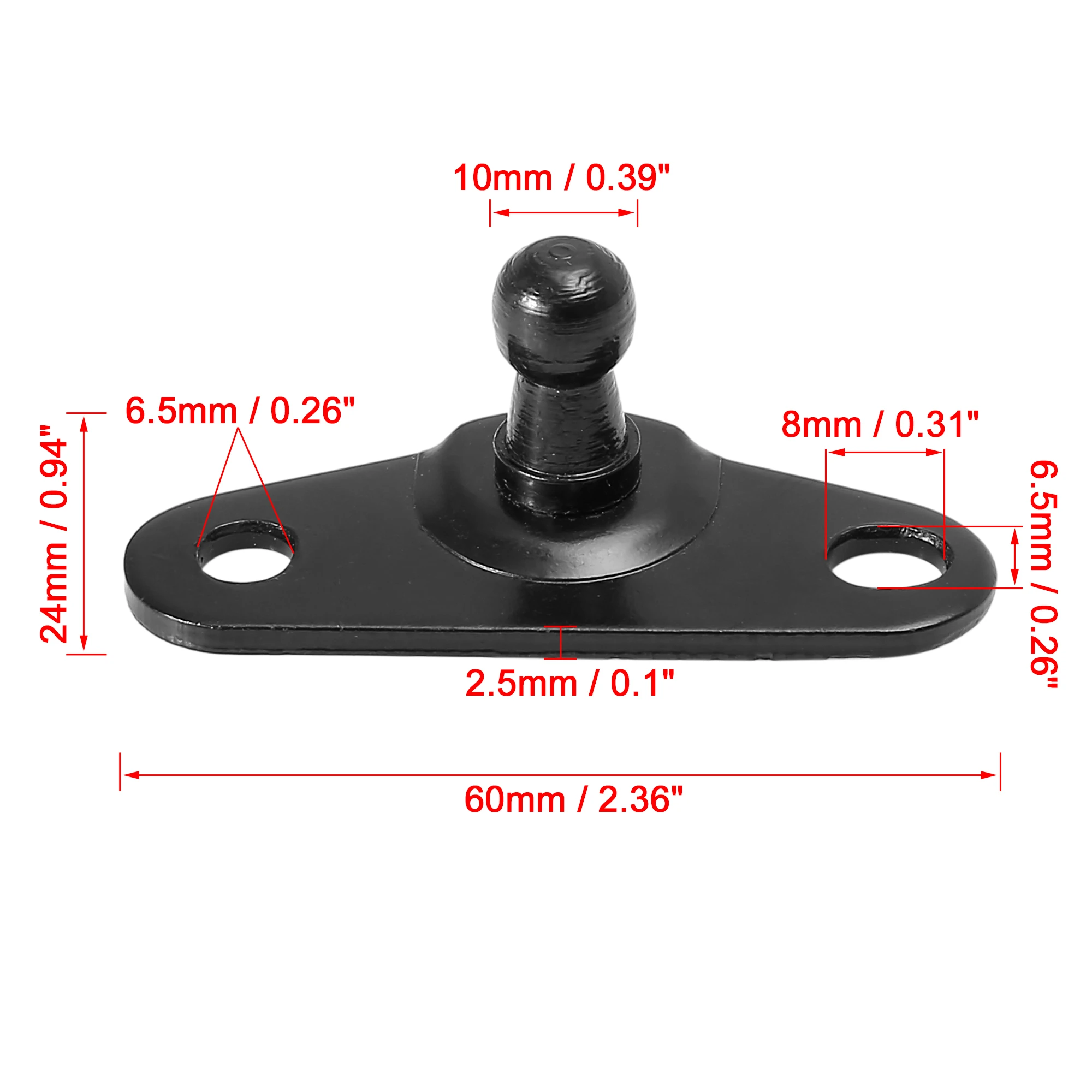 X Autohaux ڵ  ͵   귡Ŷ, η ƿ,  Ʈ  귡Ŷ, 60x24x22mm, 10mm, 2 