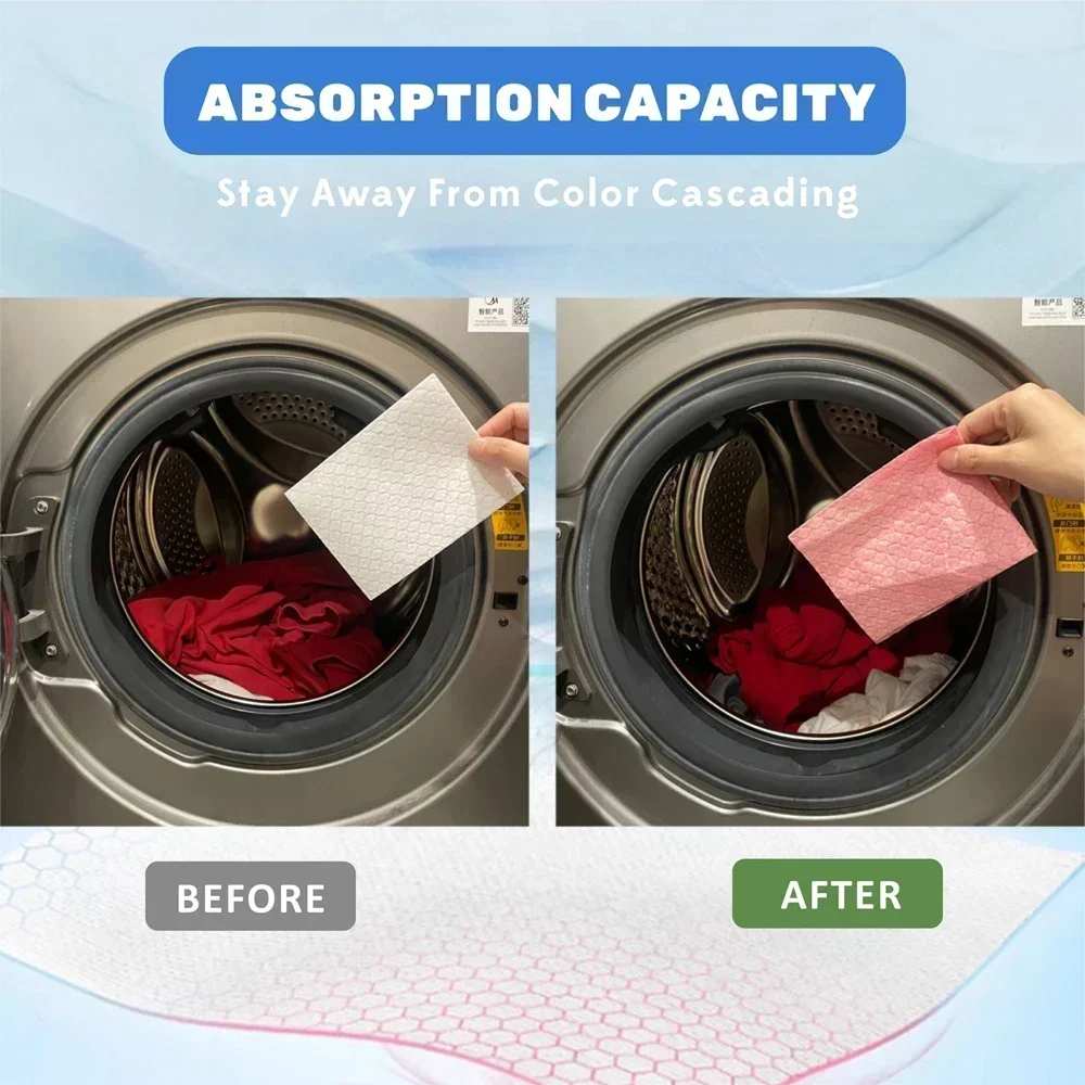 Perfeclean Price Shaped Color Grabber Laundry Detergent Sheets Color Catchers for Effective Dye Trapping