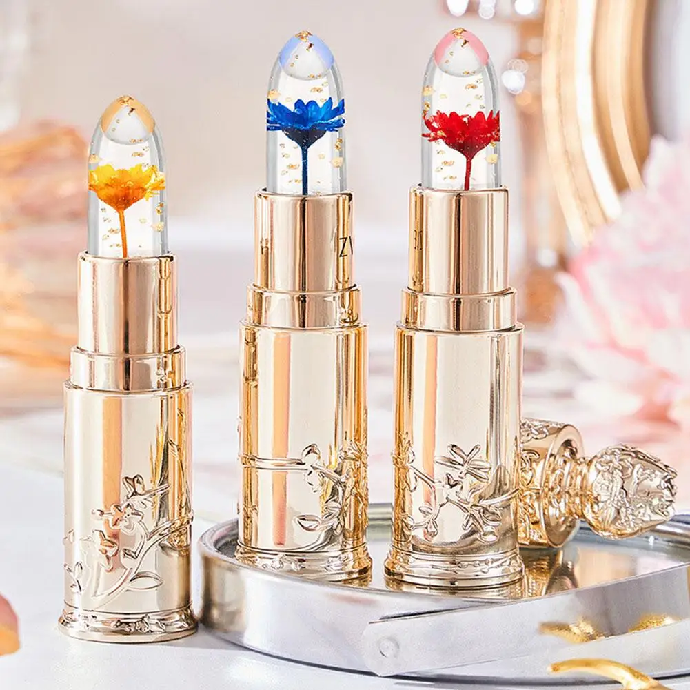 

3Colors Magic Lipstick Color Changing Long Lasting Waterproof Lipstick Plumper Cute Red Lip Stick Lip Cosmetics Girl Makeup B0I9