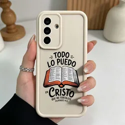 Christian Bible Book Pattern Phone Case Cover with Eye Ladder Design - Galaxy A71 (091JA0202TYB)