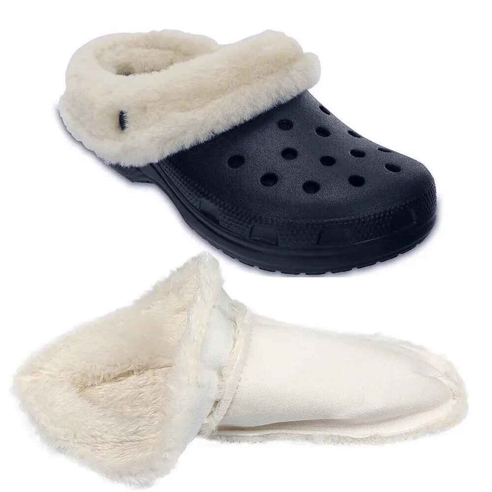 1 Paar Schoen Covers Bont Inlegzolen Inserts Vervanging Klompen Schoen  Covers Cave Schoenen Fleece Liner Afneembare Katoenen Cover Hot - AliExpress