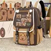 Capybara Computer Backpack College School Casual Daypack Teens Bag Large Capacity Adjustable Strap Schoolbag 3