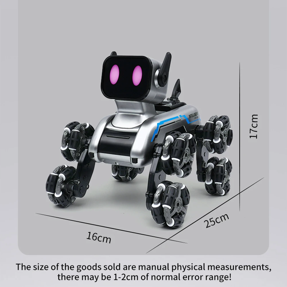 Kid's 8-wheel RC Car Toy Boy Intelligent Machine Dog Remote Control Car 8-wheel Stunt Remote Control Birthday Gift Toy 2