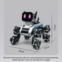 Kid's 8-wheel RC Car Toy Boy Intelligent Machine Dog Remote Control Car 8-wheel Stunt Remote Control Birthday Gift Toy 2