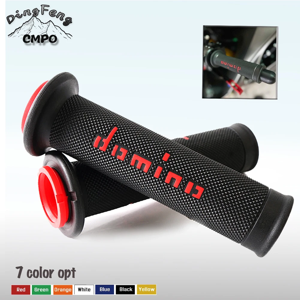 오토바이 범용 도미노 레이싱 핸들 바 핸들 그립, KTM 가와사키 야마하 EXC XCF XCW SXF CRF YZF WRF 모터크로스 그립