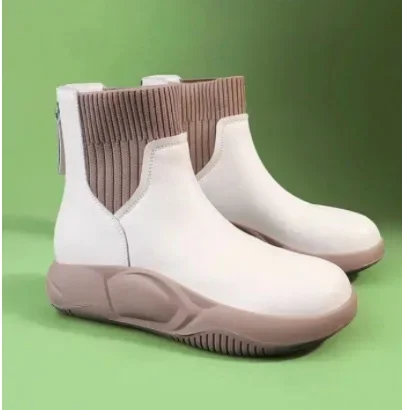 thumbnail image 1 of Botas de mujer Comemore zapatos planos de plataforma deportes Chelsea caminar correr 2024 nuevas zapatillas nuevas de invierno tobillo señoras casual zapatos de lluvia, 1 of 5