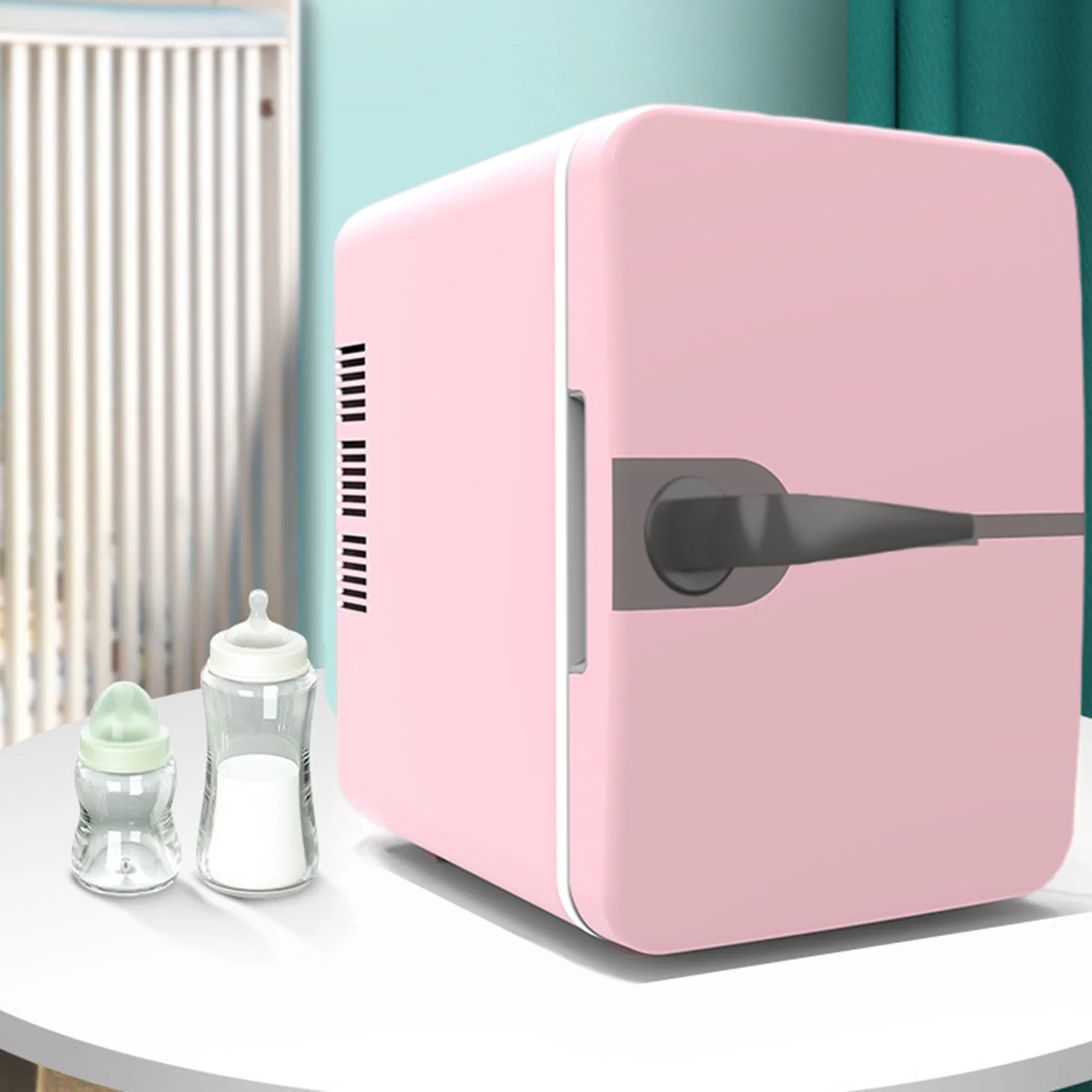4L Mini Fridge USB Power Supply Thermoelectric Cooler and Warmer Beverage Refrigerator Cooler For Bar Camping Home Rvs Divers mini refrigerator camping refrigerator