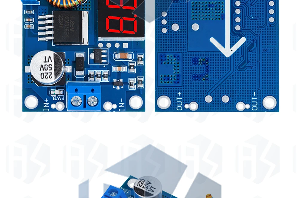 1~10PCS EGBO 5A 75W XL4015 DC-Wandler, einstellbares Step-Down-Modul, 4,0-38V auf 1,25V-36V, DIY einstellbare Stromversorgung – Detail 13