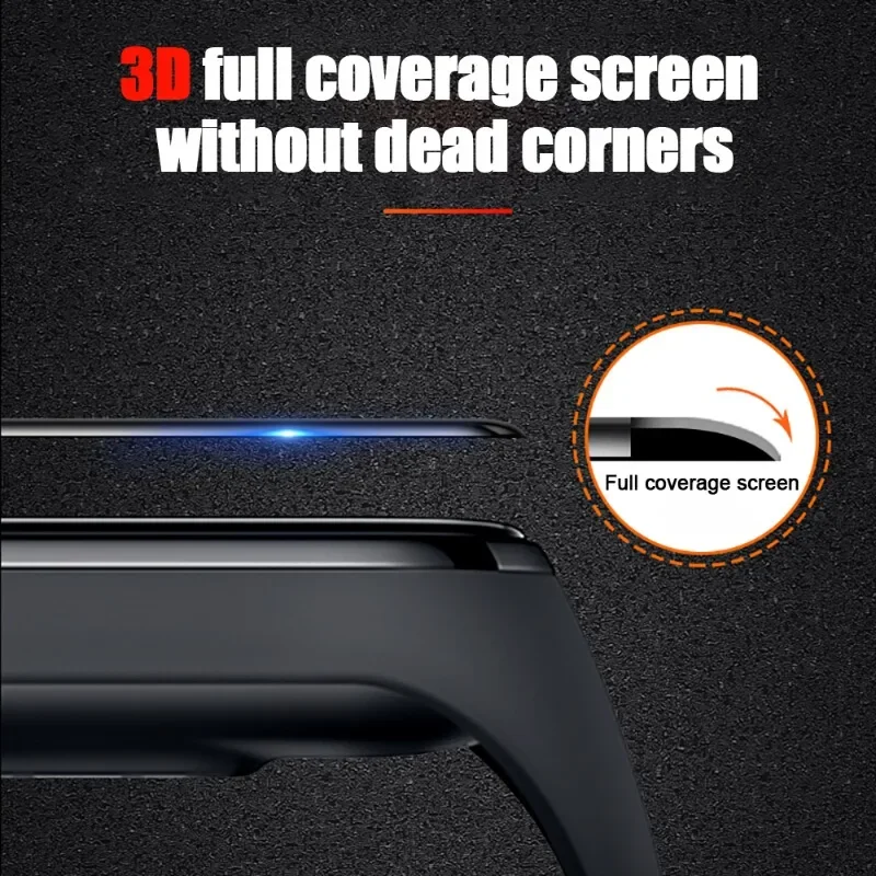 Curved Edge Full Soft Protective Film for Smart Watch Screens (5-Pack)