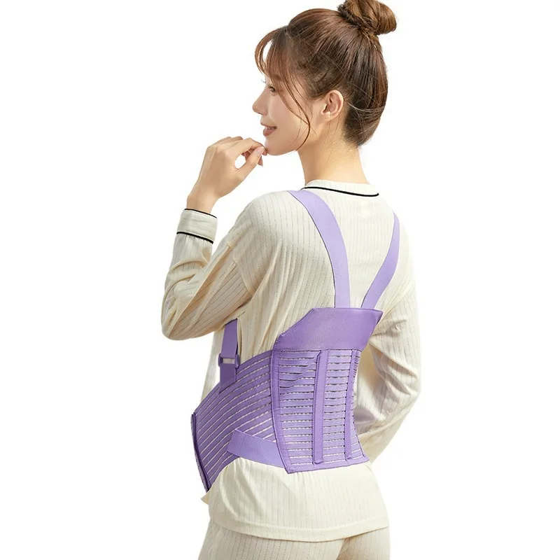 Breathable Adjustable Maternity Support Belt For Mid-To-Late Pregnancy Stabilizing Belly Wrap For Back Support