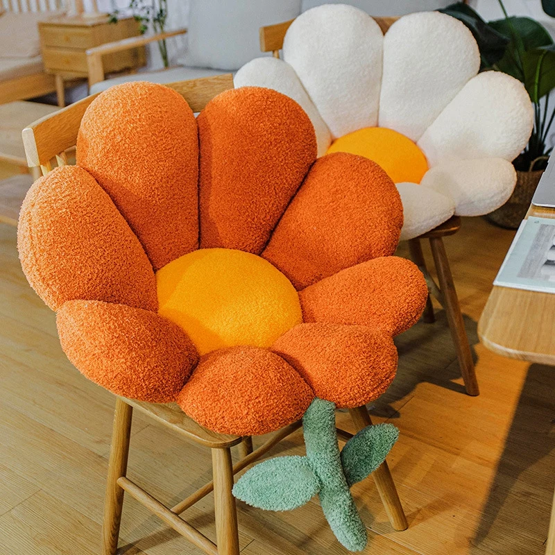 Useful Flower Cushion Lightweight Butt Cushion Elastic Decorative Office  Sofa Chair Cushion Petal Futon Pillow Home Decor - AliExpress