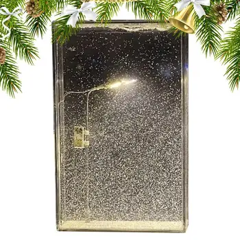 DIY Handmade Snow Scene Night Light 1