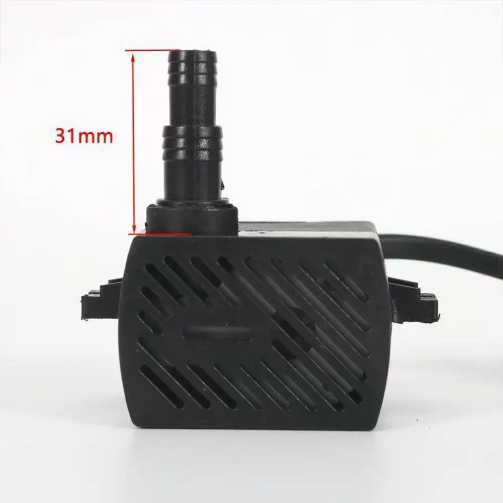 HM-100 에어컨 팬 수중 펌프 범용 220-240VAC 50HZ 8W 냉풍 팬 펌핑 펌프 리프트: 0.72m 유량: 280L/h