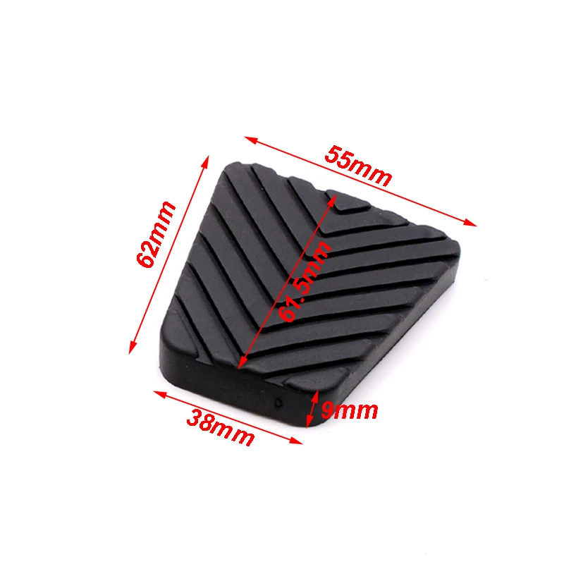 1Pair Rubber Shell Lancer MT Pedal Clutch Damper Brake Cover Anti Skid for Mitsubishi Pajero Montero Shogun V33 V32 V31 V43 car pedals pedal cover