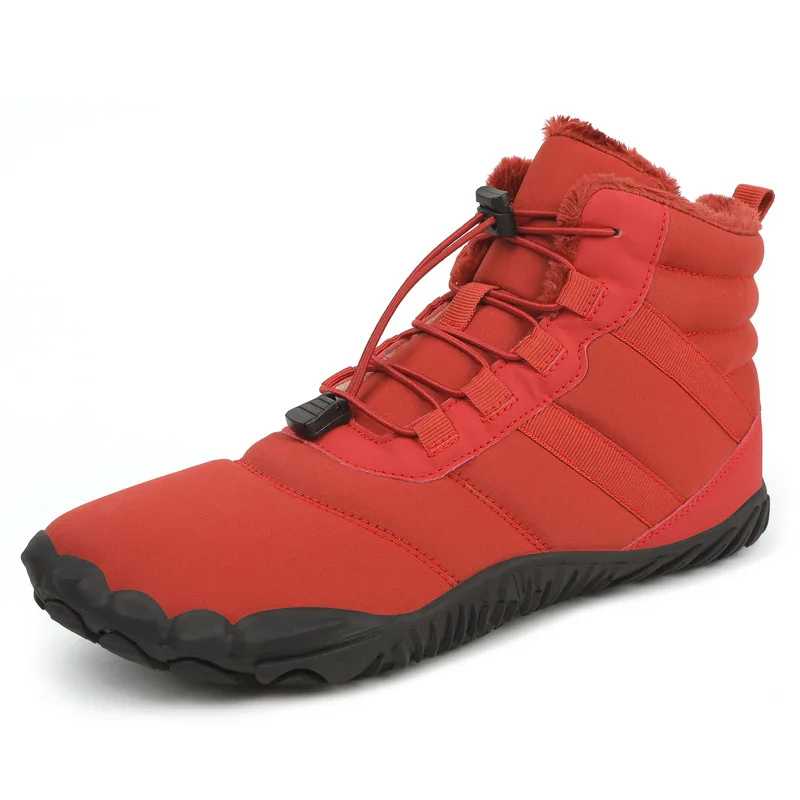 Winter Snow Boots Non Slip Trekking Shoes Waterproof Running Sneakers Thickened Casual Barefoot Shoes for Travel Climbing Hiking 6