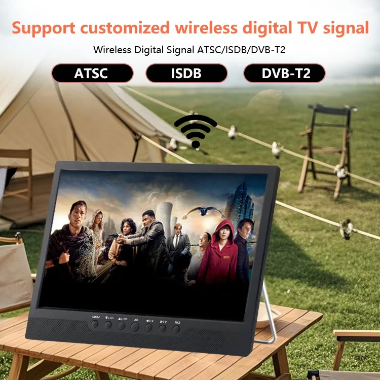 Portable Smart TV 20 Inch FHD HD Android LED TV with Battery 12V DC for Car Truck Outdoor Travel Camping TV Pro 5