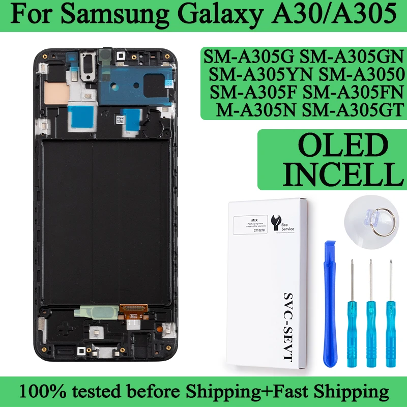SM-A305F A305FN A305G A305GN Premium Lcd For Samsung Galaxy A30