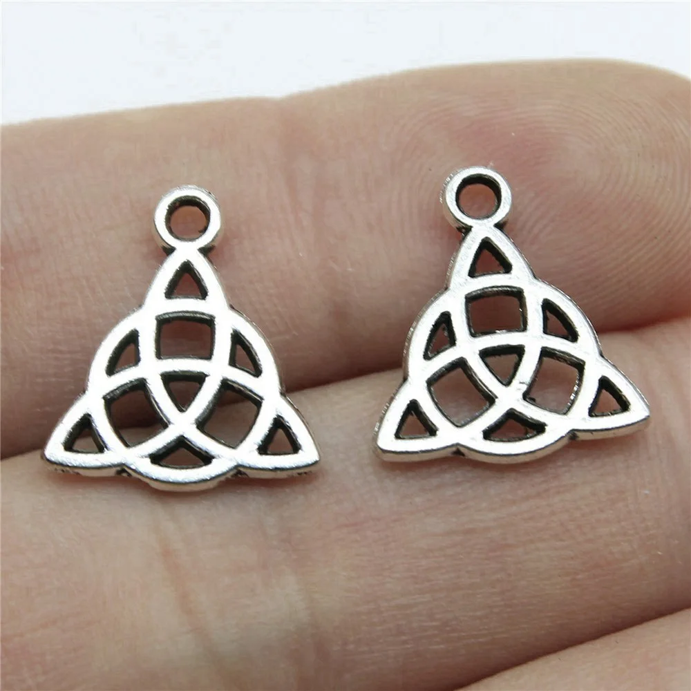 

Jewellery Triquetra Symbol Charms Popular Decoration 20pcs