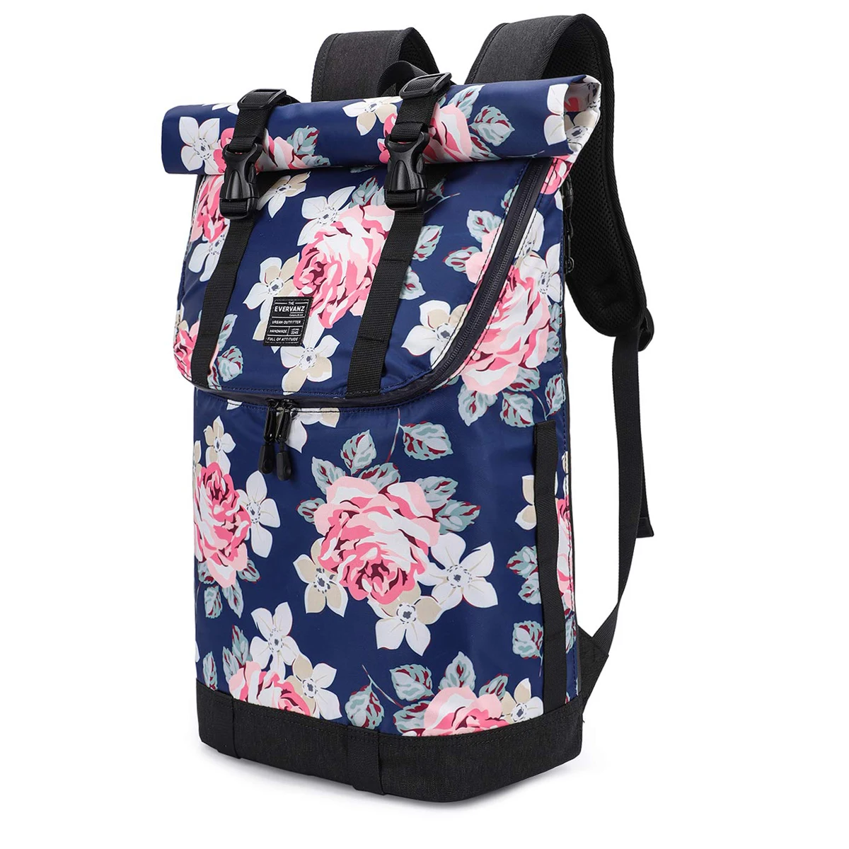EverVanzRolltopBackpackWomenLadiesRucksackfor156inchLaptop