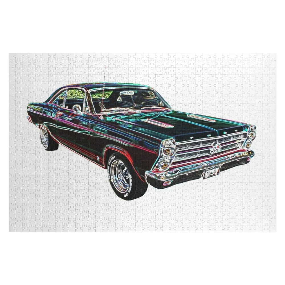 

1966 Fastlane GTA Jigsaw Puzzle Personalized Toys Custom Child Gift Wood Name Puzzle
