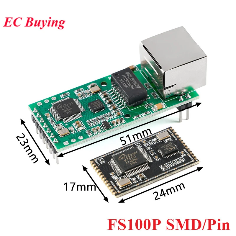 RJ45 to TTL Module Network to Serial Port Converter 3.3V