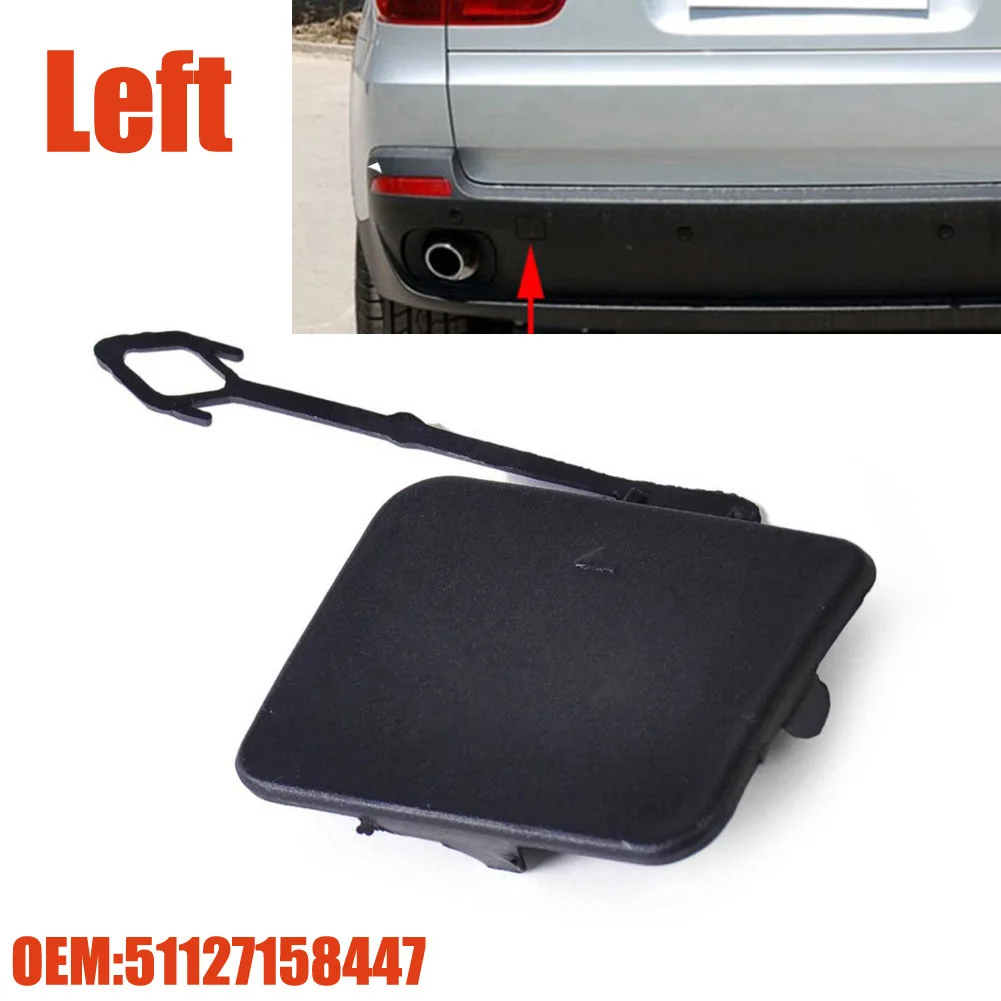 

Cover Cap Tow Hook E70 High Reliability. Hook Stable Characteristics X5 2006-2011 5112-7158447 Black Bumper Tow