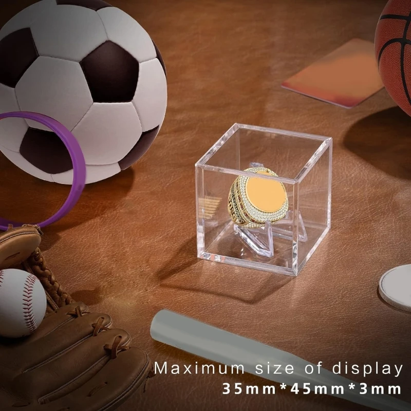 

Transparent Acrylic Rings Portable Jewelry Accessories Display Holder