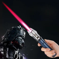Lightsaber Butane Gas Lighter, 360 ° Metal, Outdoor, Windproof Turbine Torch, Jet Lighter Gun, Barbecue Welding, Cigar Tool Gift