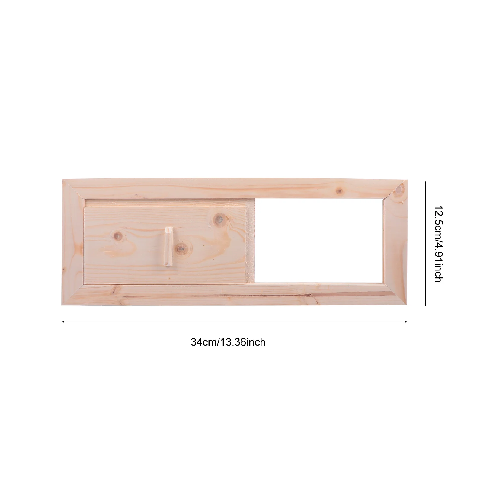 Wood Smooth Sauna Ventilation Panel Wooden Blinds Air Outlet Shutter Window For Cedar Vent Grille Heating Cooling Vents Steam