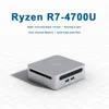 2025 GenMachine New Mini PC Ren4000 4700U AMD Ryzen7 4700U CPU  2.0GHz Up to 4.1GHz Windows 10/11 DDR4 64GB WiFi6 NUC gaming pc 3