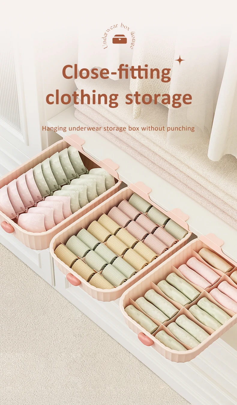 Wardrobe Bra Drawer Organizers 10 Cells