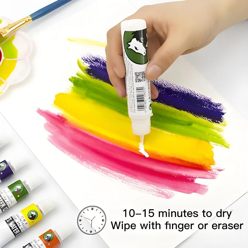 마리의 30ml 마스킹 유체 펜 화이트 핑크 블루 수채화 그림 Frisket 애플리케이터 Art & Calligraphy 용 액체 Frisket Brush