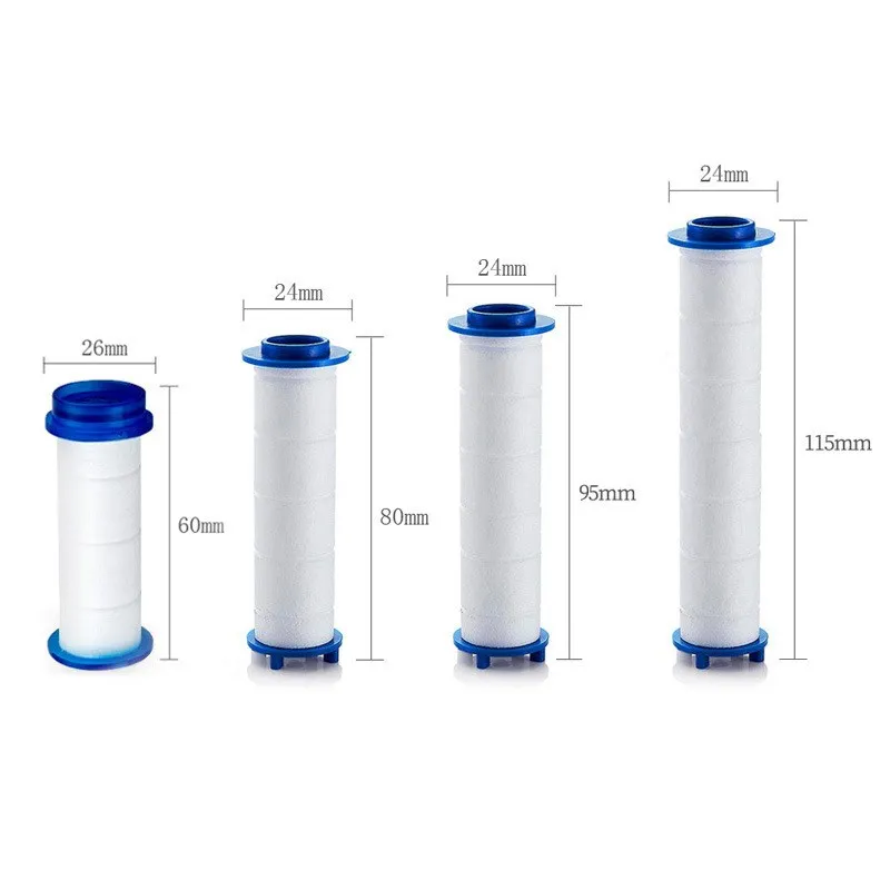 Shower Head Replacement PP Cotton Filter Cartridge 3pcs8/9.5/11.5