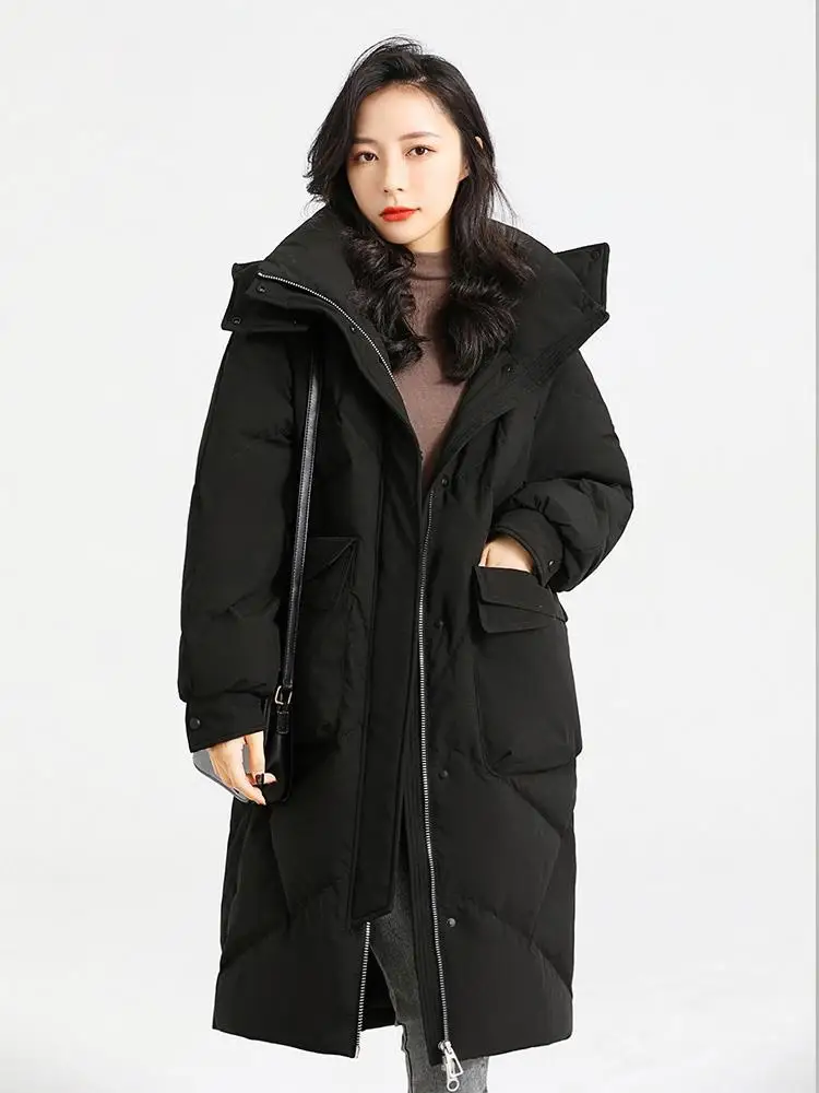 

Down Jacket Women's Mid-Length 2023 New Top-Selling Product Fashion Western Style Top Grade New Winter Coat