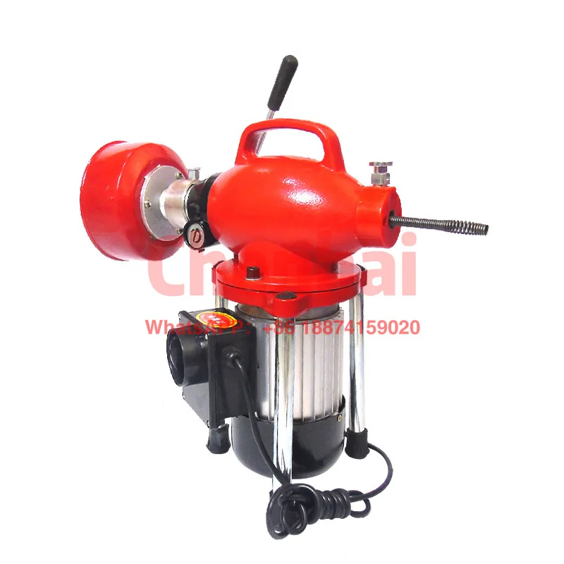 

Portable electric spiral toilet bathroom kitchen sink and drain cleaner machine GQ-75