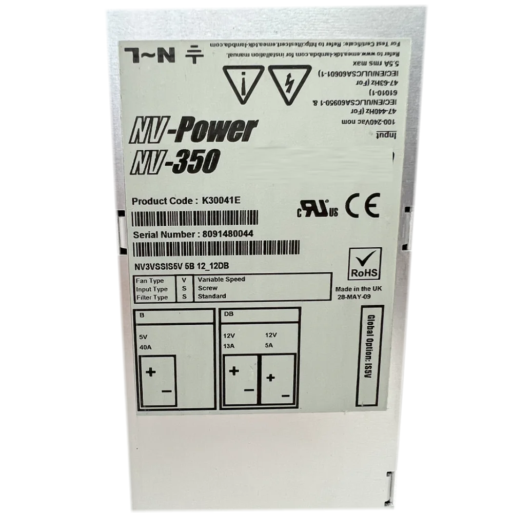 TDK-Lambda NV3VSS-S5V 산업용 의료 다중 전원 공급 장치, K30041E NV-350