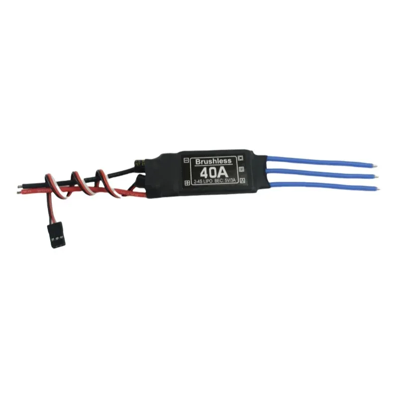 30A/40A ESC bürstenloser elektronischer Geschwindigkeitsregler 2-4S mit 5V3A UBEC für RC FPV Quadcopter Starrflügelmodellflugzeuge – Detail 13