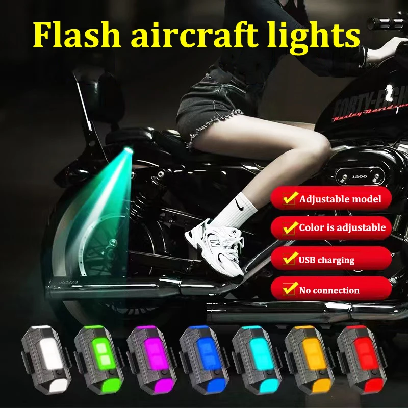 7 Colors Rgb Led Drone Strobe Lights Universal Led Warning Lights For