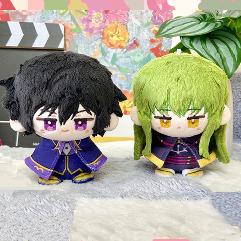 12cm CODE GEASS Plush Role Lelouch Lamperouge C.C Plush Keychain