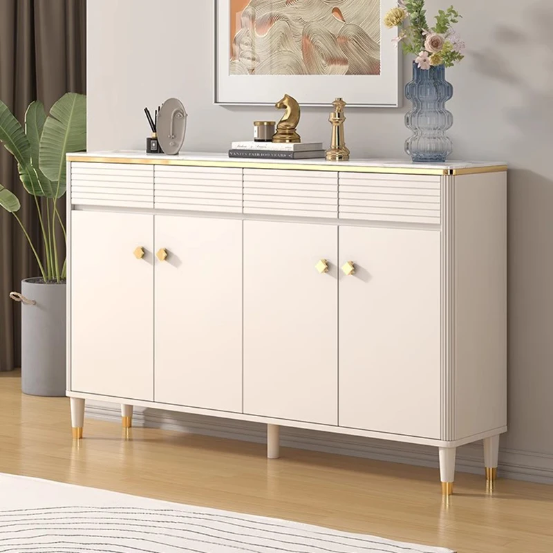 

Шкаф для обуви вертикальный минималистичный, роскошный шкаф для хранения, простая мебель для гостиной, Белый балкон